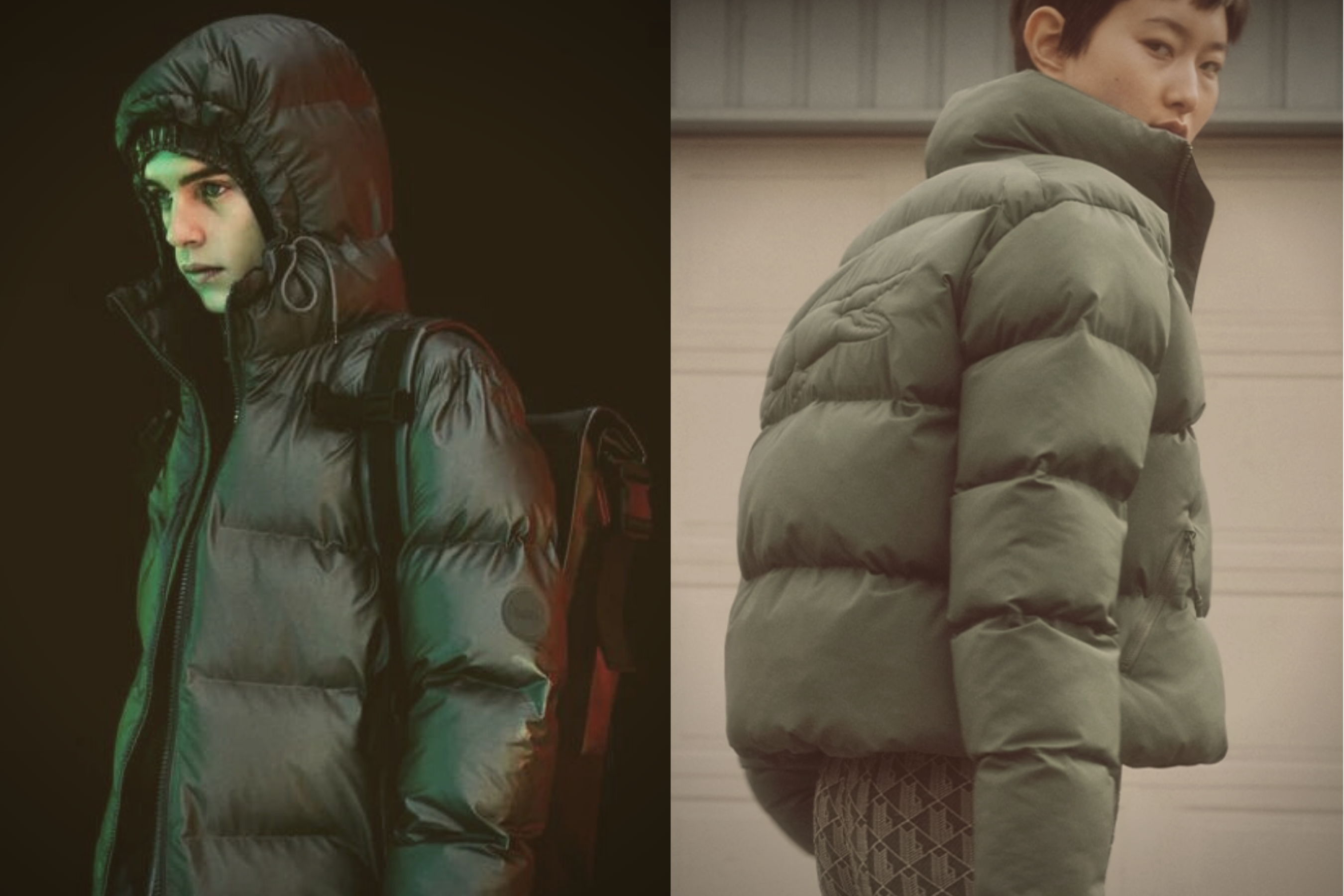 chaqueta de plumas mujer - chaqueta de plumas de piel invierno - City Piel