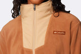 Columbia Wmns Sequoia Grove Full Zip Fleece Camel Brown