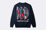 Edmmond Studios Edmmond Radio Sweatshirt Plain Navy