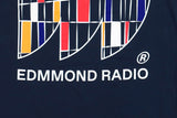 Edmmond Studios Radio Tee Plain Navy