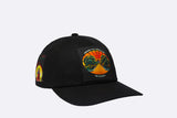 Huf Stax Patches Snapback Cap Black