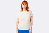 Lacoste Wmns Tee-shirt Blanc