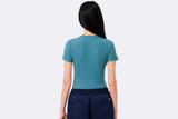 Lacoste Wmns Tee-shirt Bleu