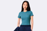 Lacoste Wmns Tee-shirt Bleu