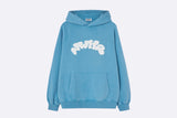 NWHR Bubble Denim Hoodie Blue