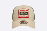 New Era Patch 9FORTY A-Frame Trucker Crema