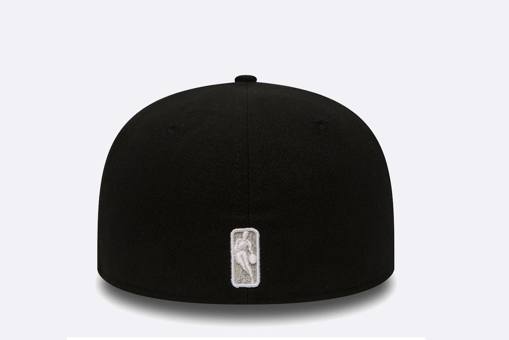 Gorra plana negra ajustada 59FIFTY Essential de Brooklyn Nets NBA de New  Era