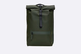 Rains Rolltop Rucksack Green