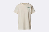 The North Face Wmns Redbox Relaxed Tee White Dune / Evergreen