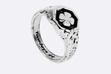 TwoJeys Untraceable Clover Ring Silver