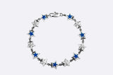 TwoJeys Enameled Stars Bracelet Silver