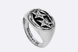 TwoJeys Icon Signet Ring Silver