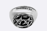 TwoJeys Icon Signet Ring Silver