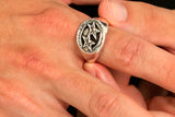 TwoJeys Icon Signet Ring Silver