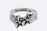 TwoJeys Tilled Icon Ring Silver