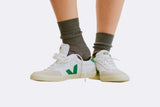 Veja Wmns Volley Canvas White Emeraude