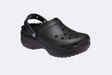 Crocs Wmns Classic Platform Lined Clog W Black