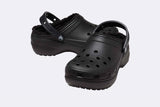 Crocs Wmns Classic Platform Lined Clog W Black